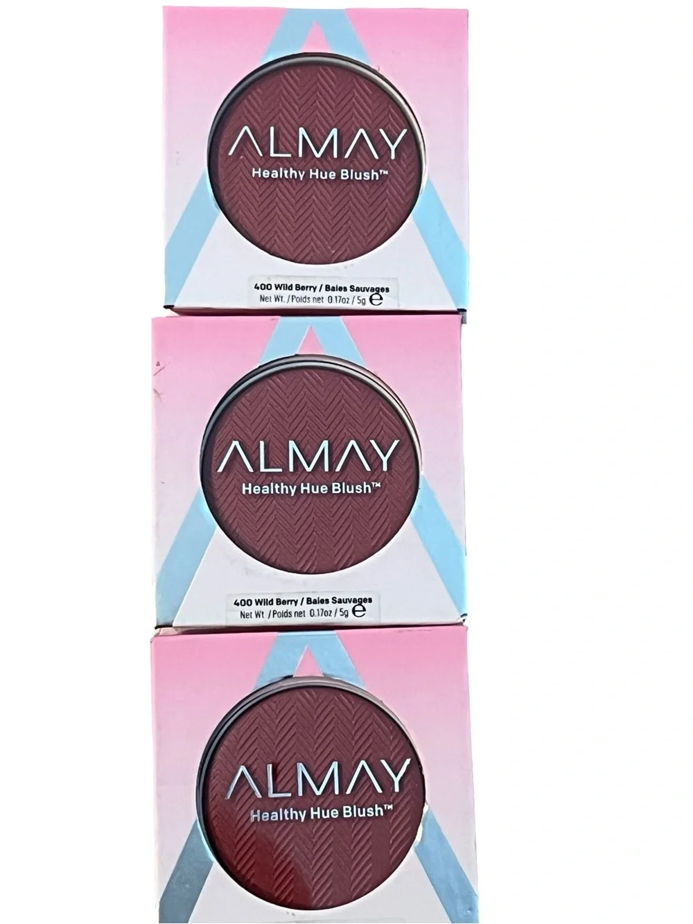 3 pack Almay Healthy Hue Blush - Wild Berry (Pink Plum) FINAL PRICE DROP